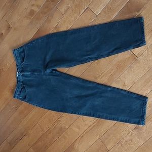 & Other Stories Stockholm Black High-Waisted Tapered Jeans